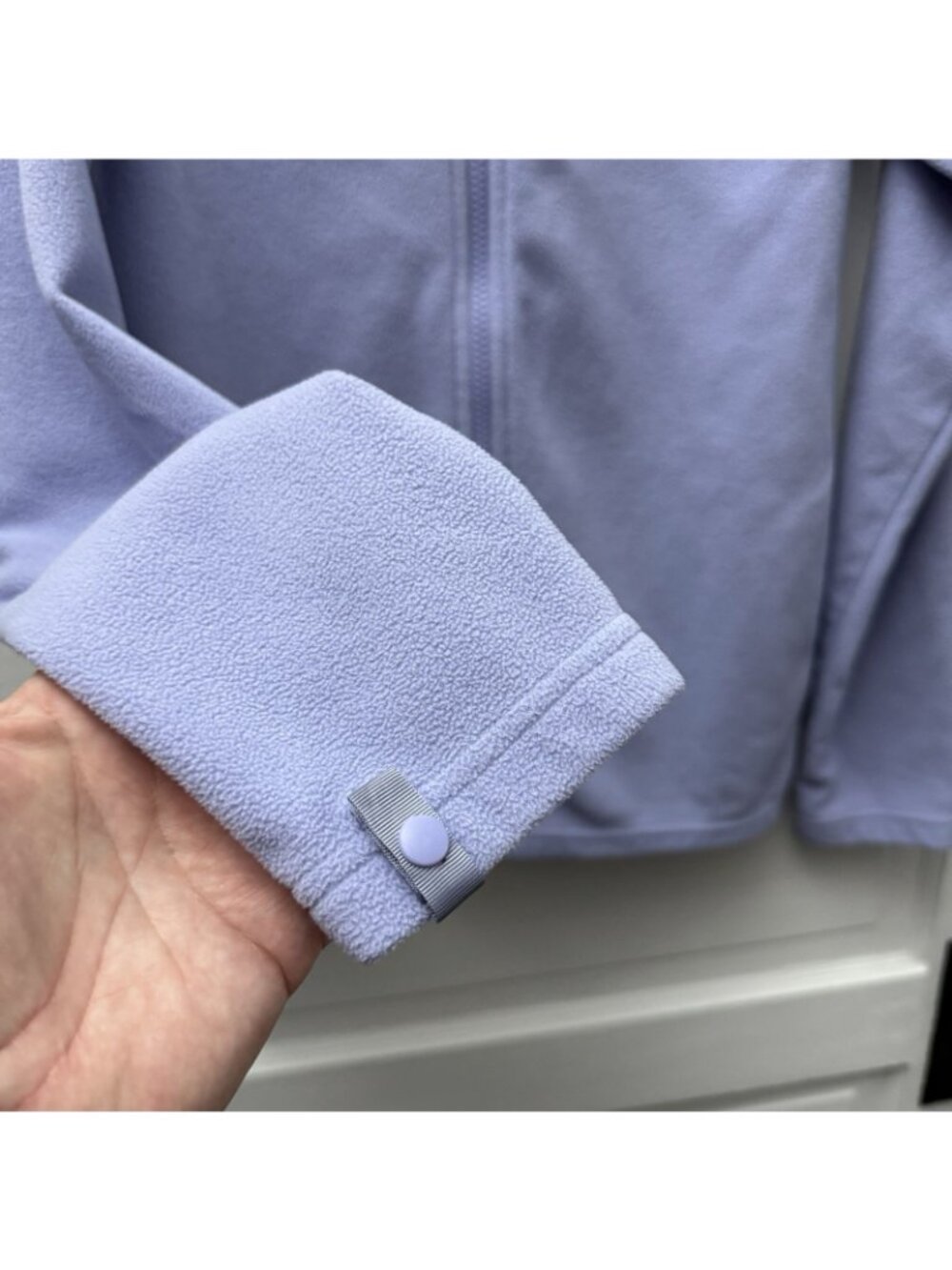 The North Face Youth XL 18/20 Lavender Fleece Jacket Full Zip Purple - Picture 3 of 10